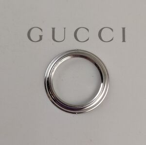 GUCCI WATCH SILVER METAL BEZEL FOR 1100/1200/EXCELLENT CONDITION